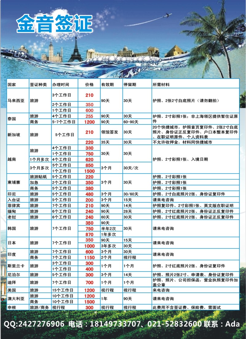 b66金音签证