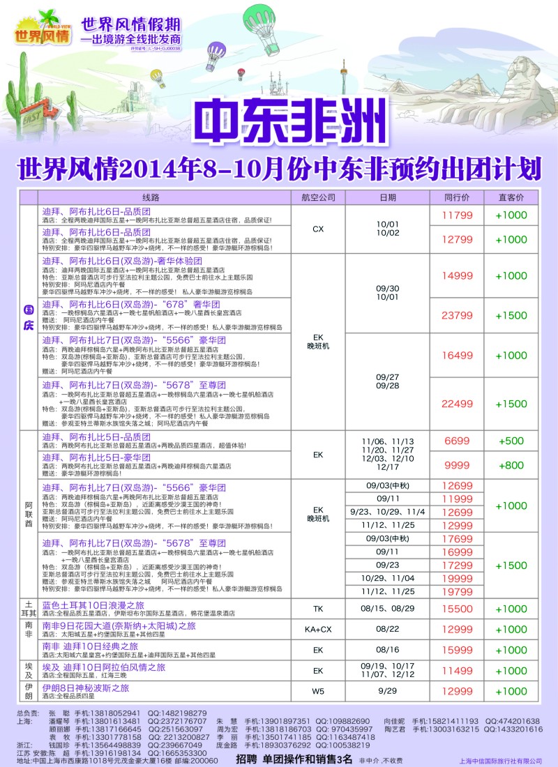 a彩15中信国旅-中东非洲