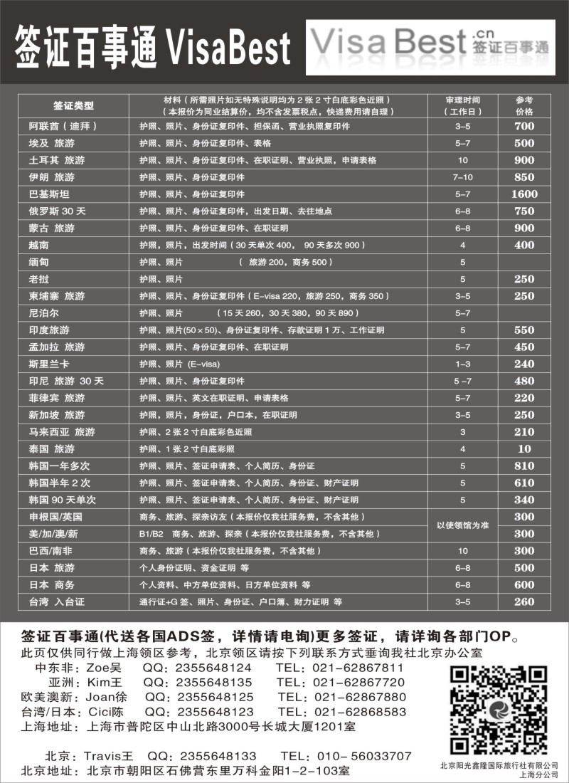 b43VisaBest签证百事通