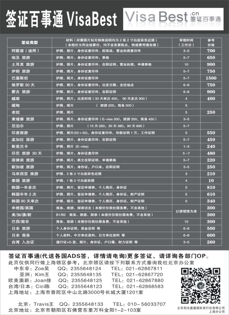 b55VisaBest签证百事通