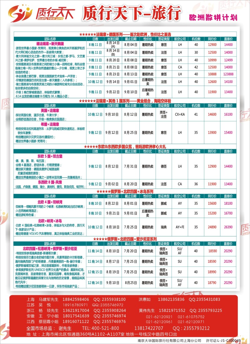 a彩15质行天下旅行——欧洲散拼