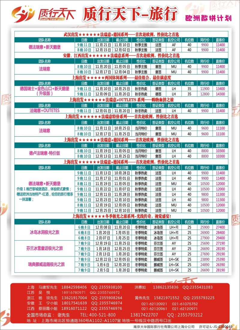 a彩30质行天下旅行——欧洲散拼