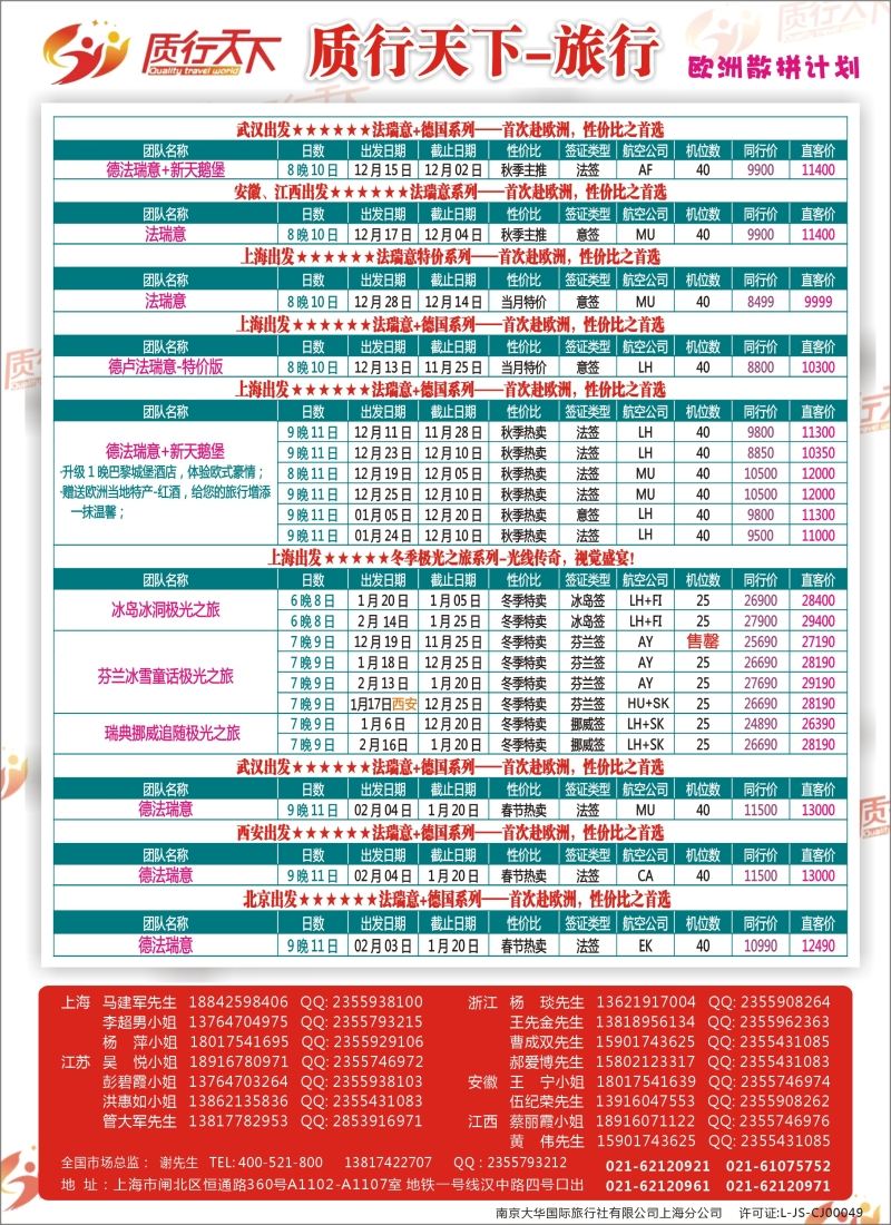 a彩19质行天下旅行——欧洲散拼