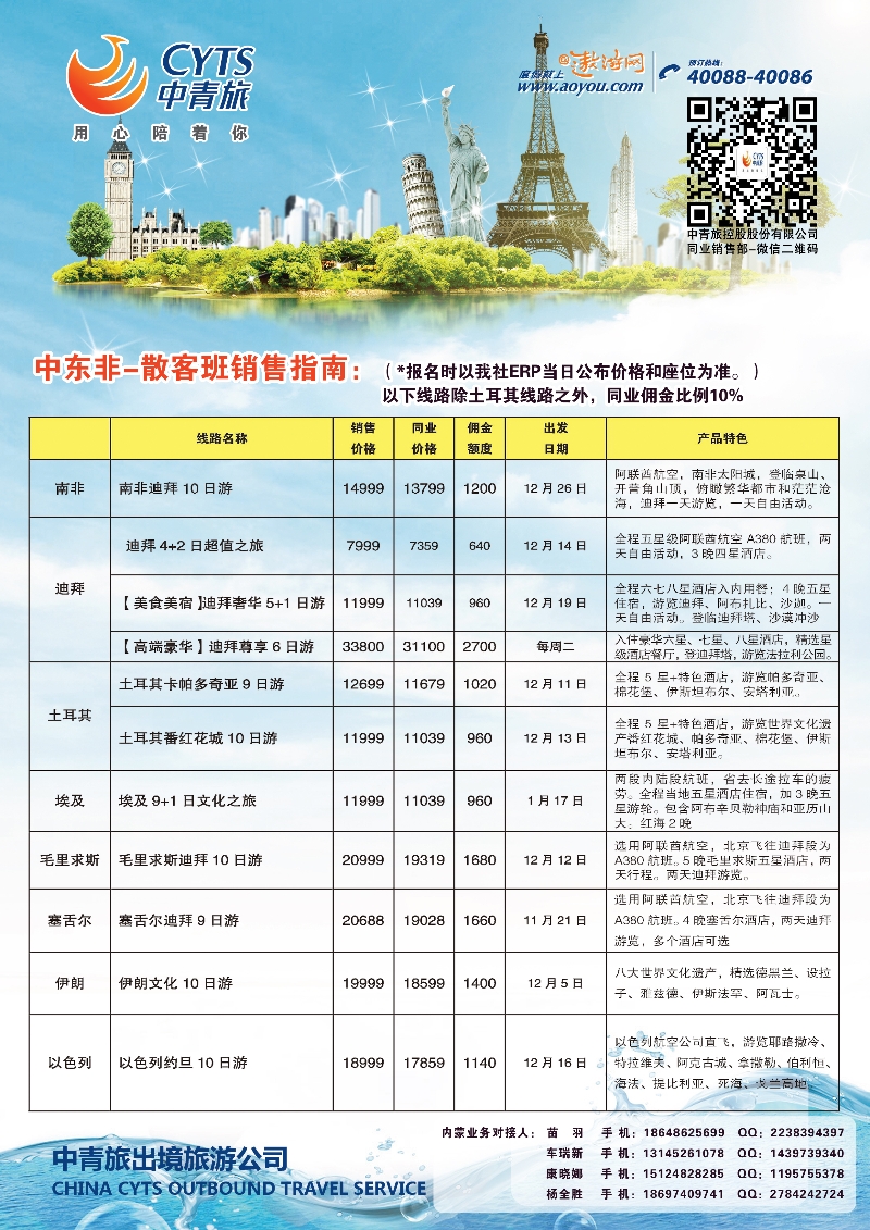 中青旅5（中东非）