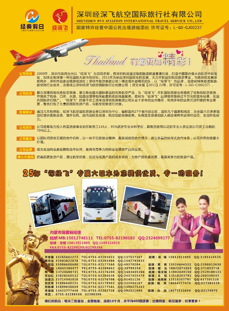 深圳经深飞国旅-东南亚计划1