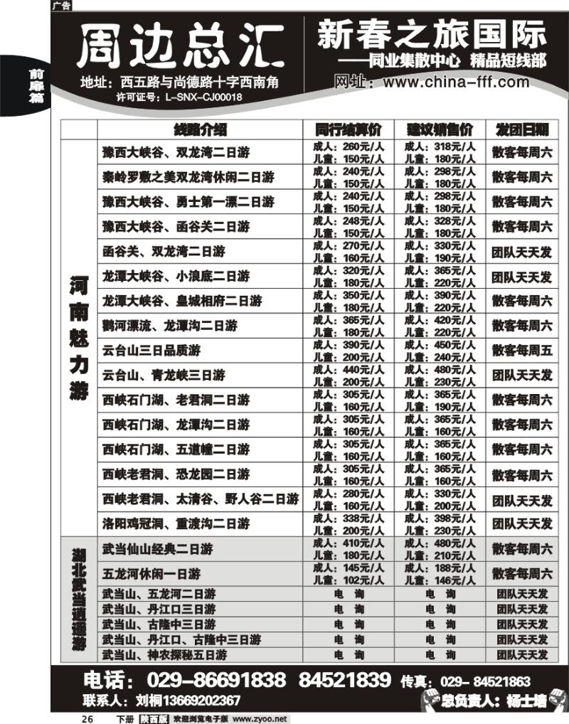 春之旅—短线部1