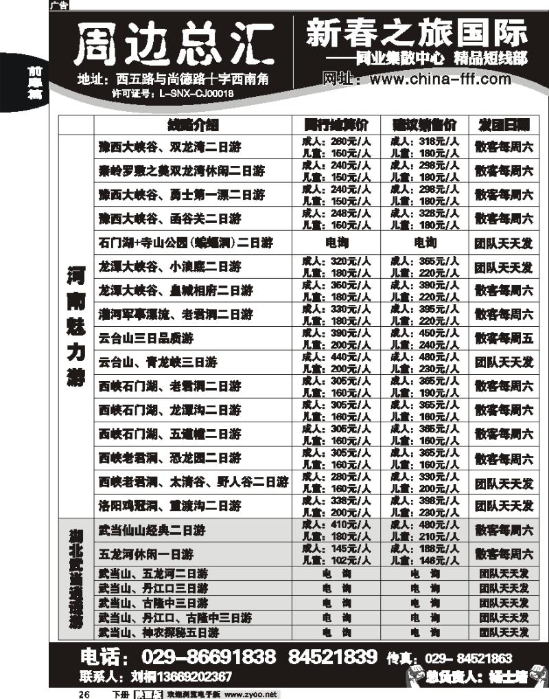 春之旅—短线部1