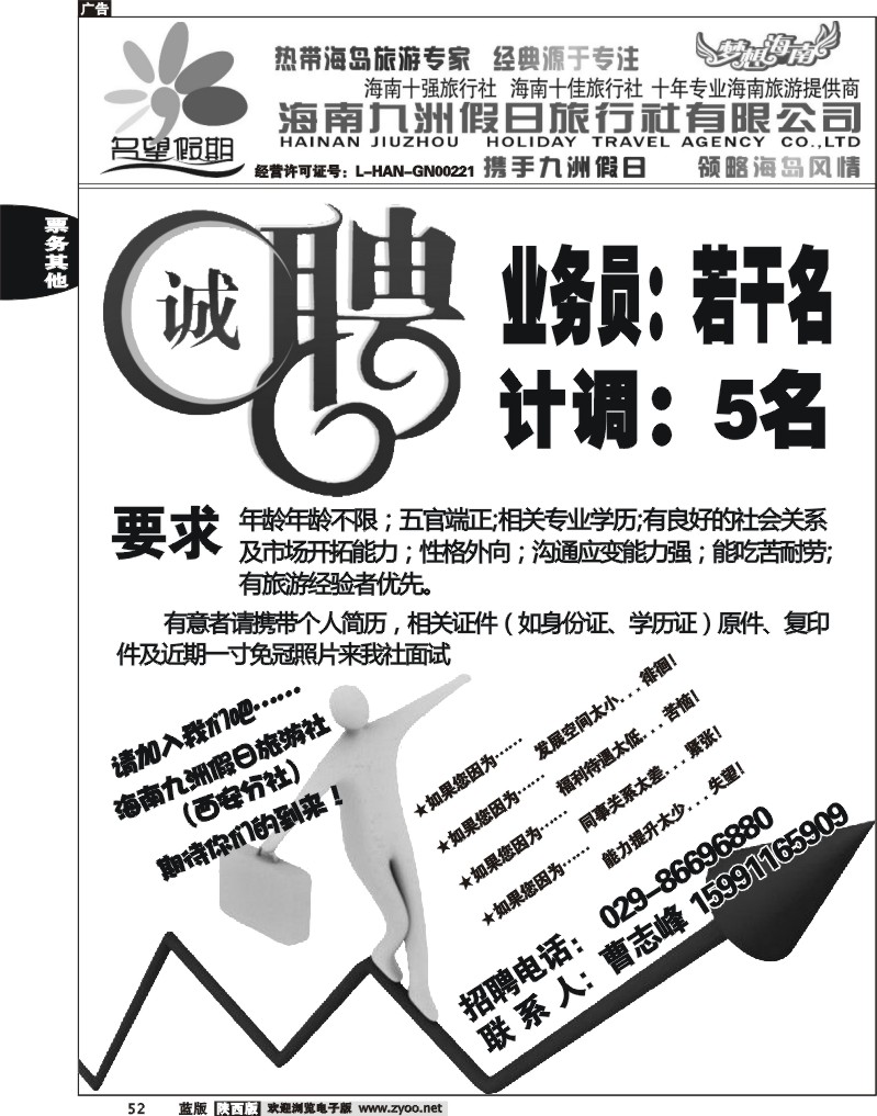 名望假期-招聘