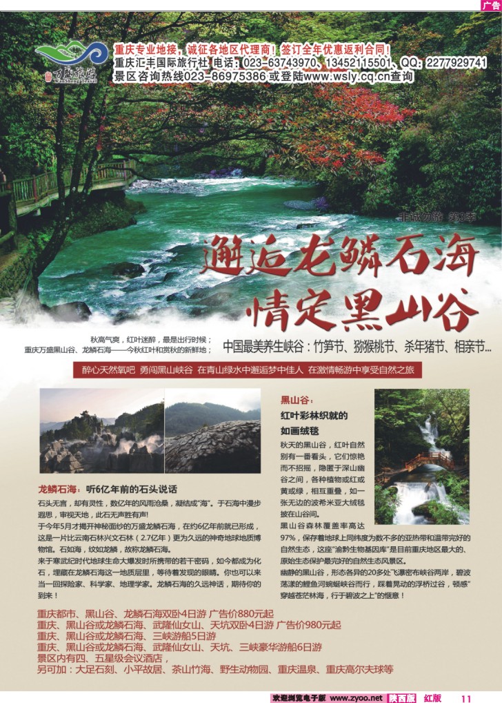 重庆黑山谷.龙鳞石海景区