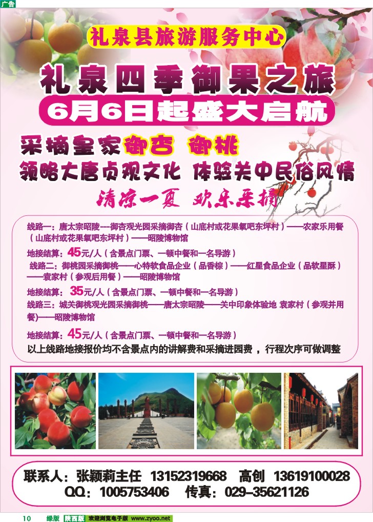 礼泉县四季御果之旅