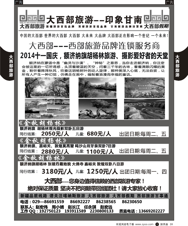 r黑039  大西部旅游-胡杨林