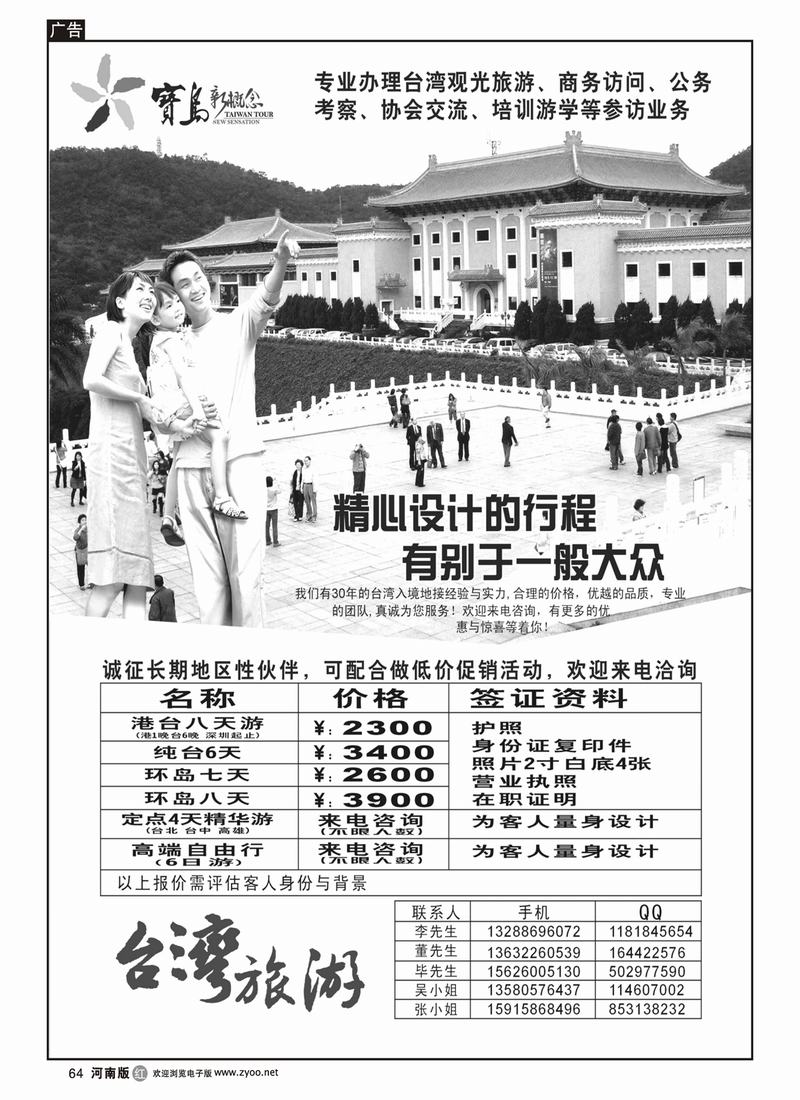r64-254期--台湾--宝岛新概念（四川、福建、河南、重庆版）
