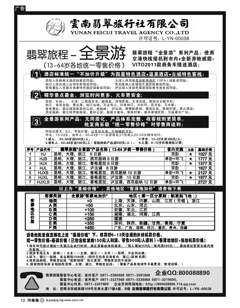 r12云南翡翠旅程-全景游
