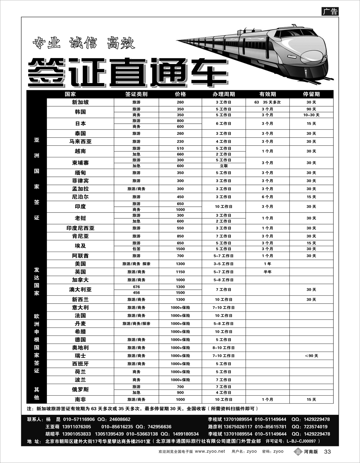 B33 北京源丰通国际旅行社建国门外营业部