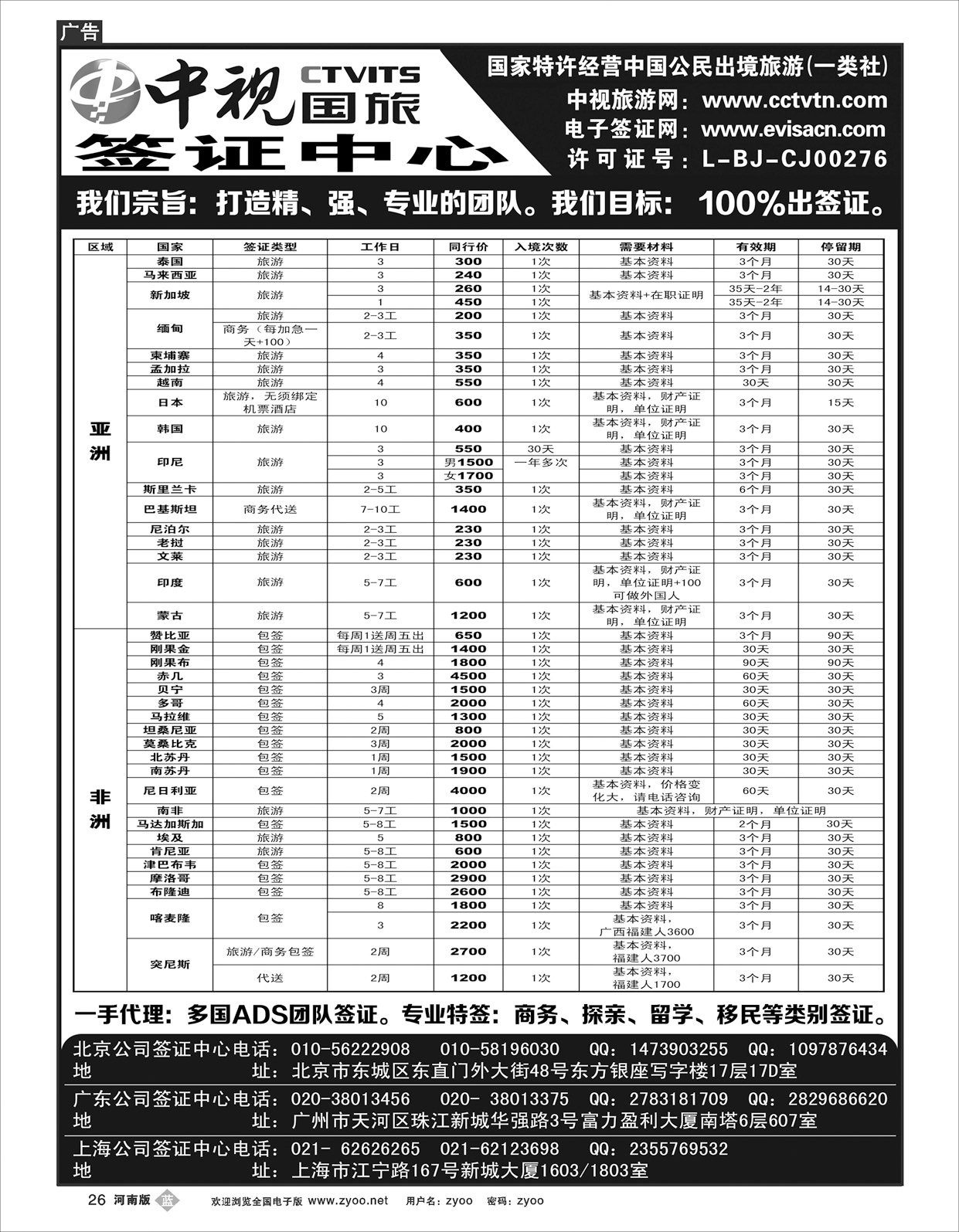 B026中视国旅签证中心
