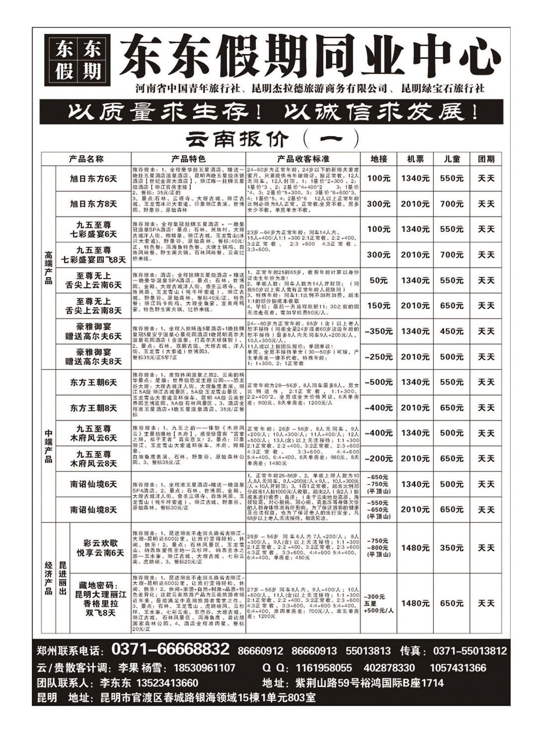 云贵专线—东东假期1