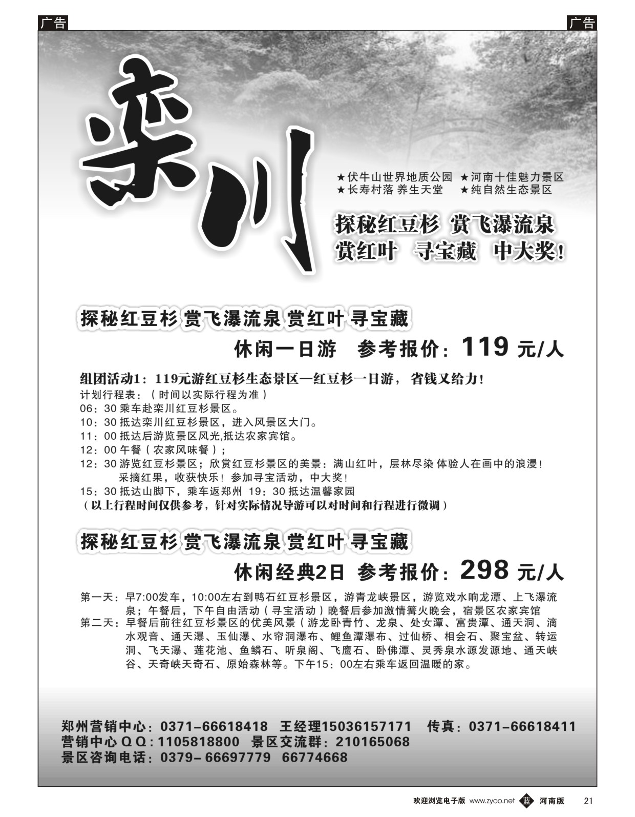 b021 畅行天下 栾川 红豆杉景区2