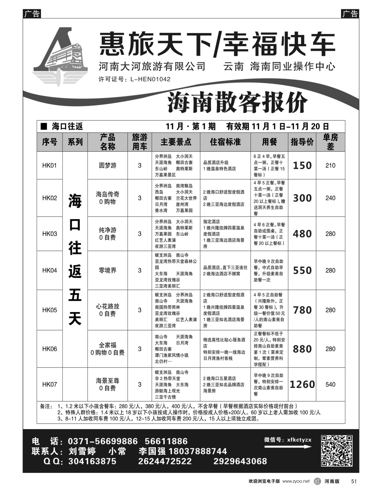 r黑051  四川同业操作中心—惠旅天下  
