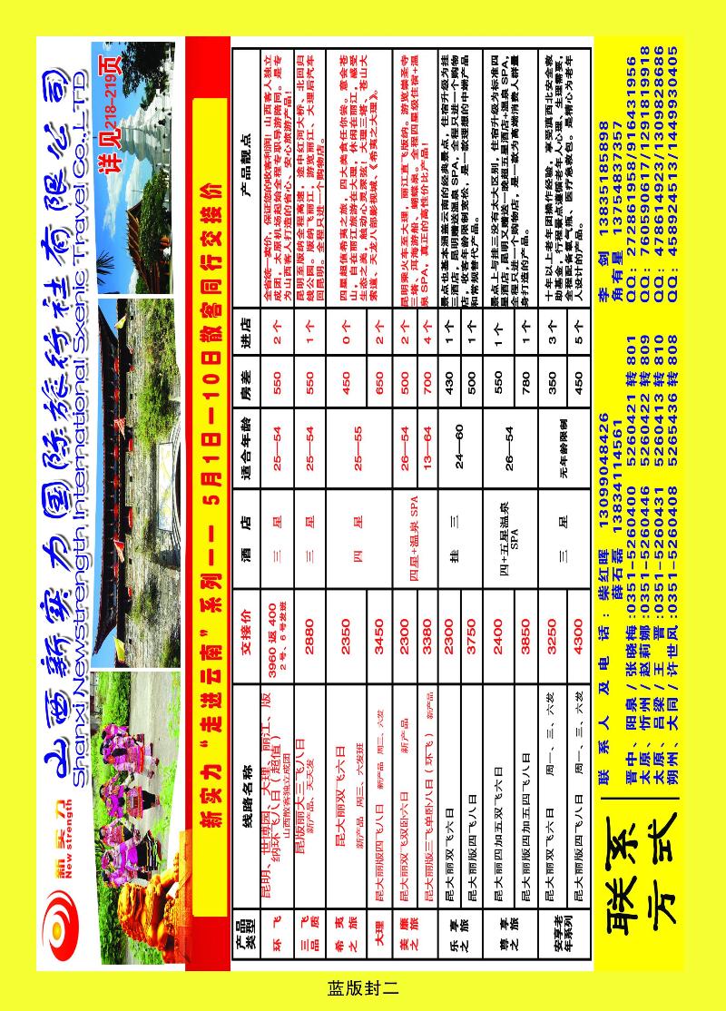 山西新实力国际旅行社有限公司