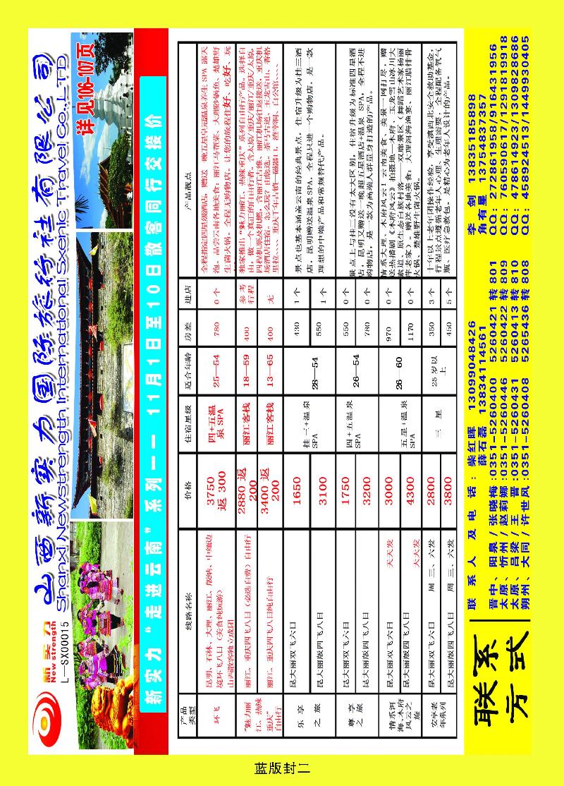 山西新实力国际旅行社有限公司