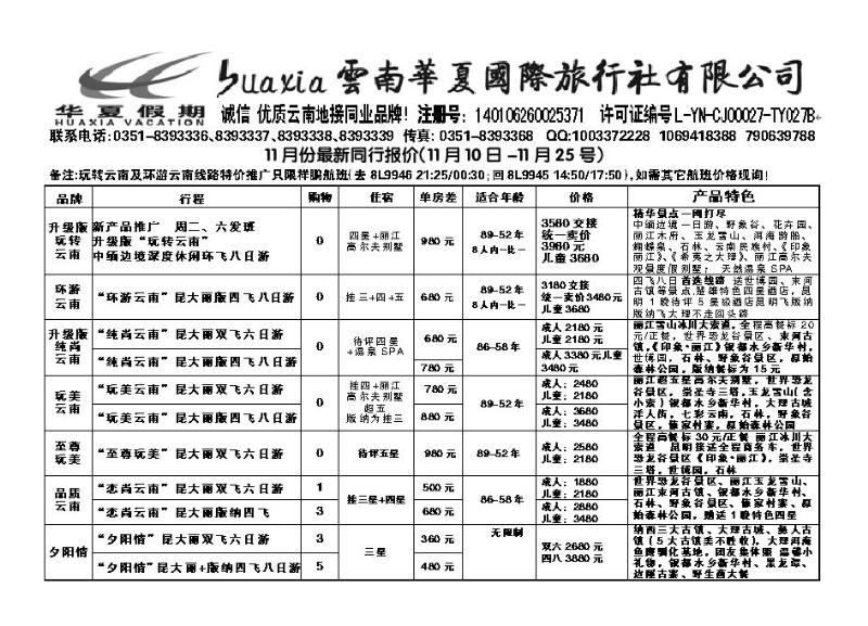 云南华夏国际有限公司山西分公司_p1