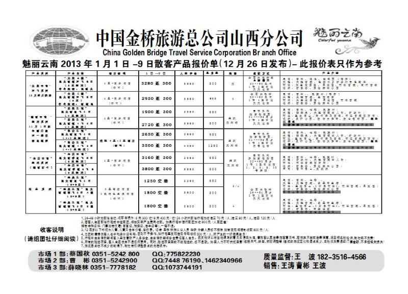 中国金桥旅游总公司山西分公司_p1