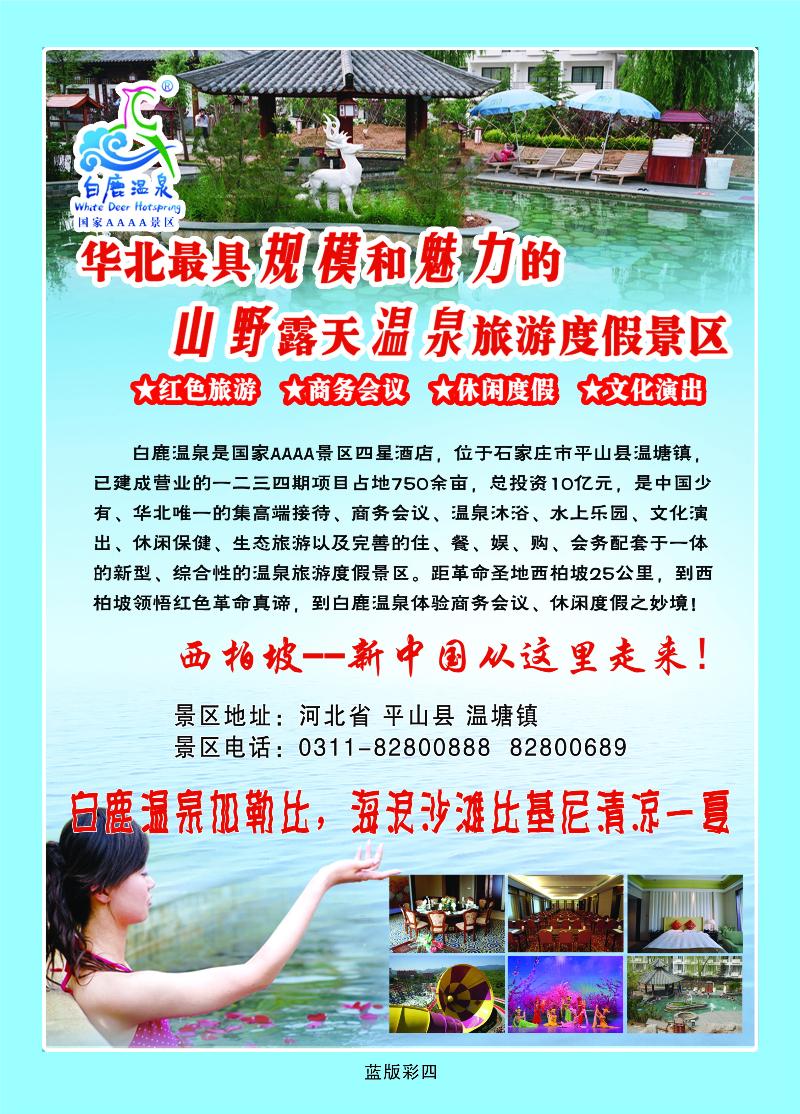 河北白鹿温泉  篮版彩四