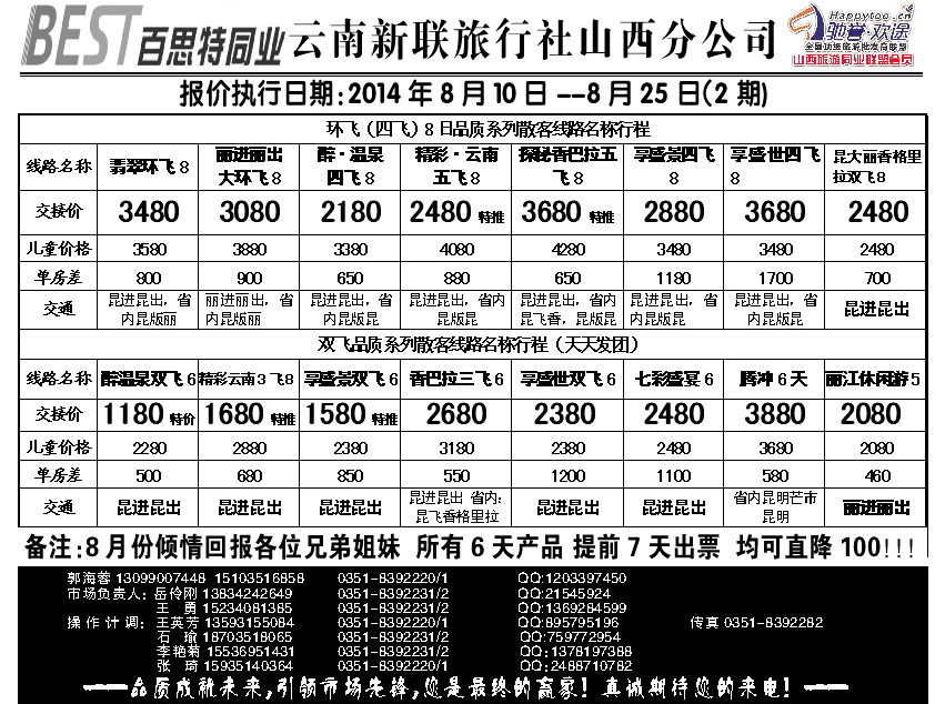 146  云南新联旅行社山西分公司——云南_p1