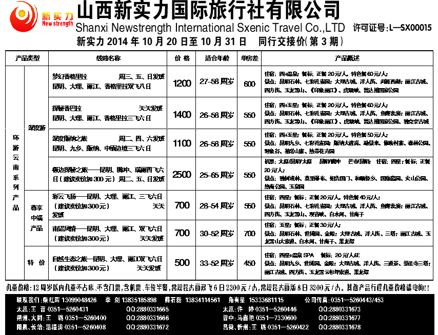 61  山西新实力国际旅行社有限公司
