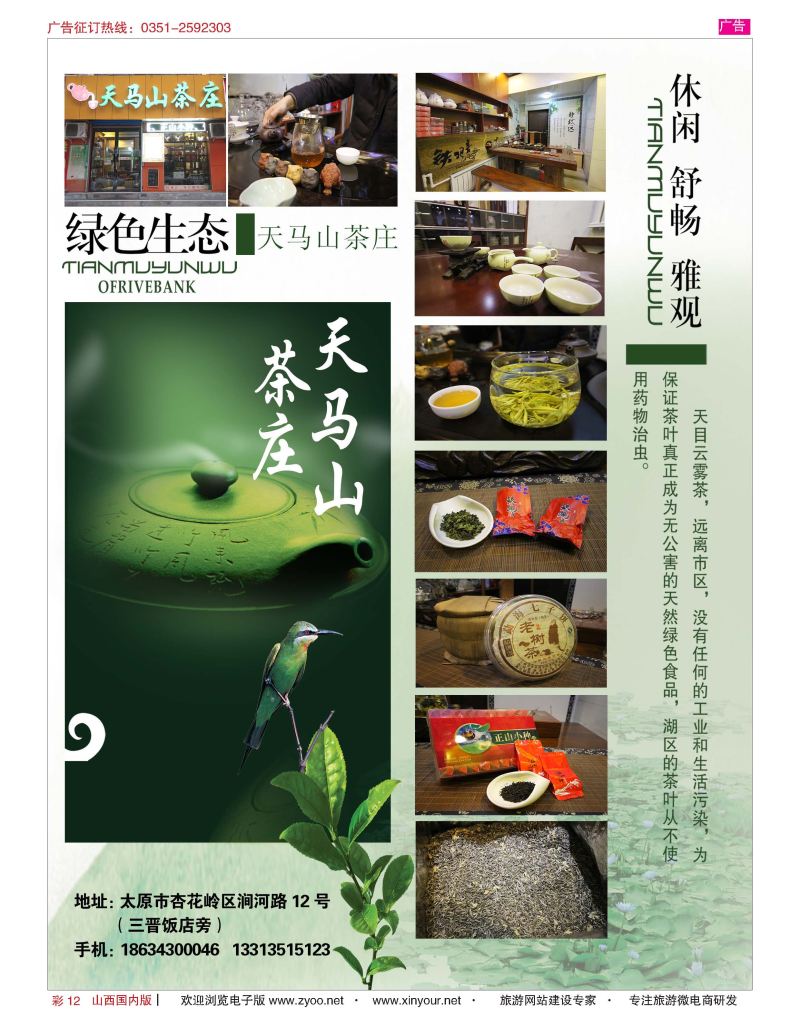 彩 12 天马山茶庄—茶叶批发零售 