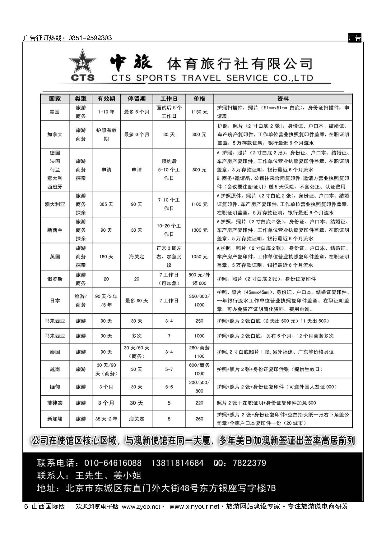6 中旅体育旅行社有限公司 