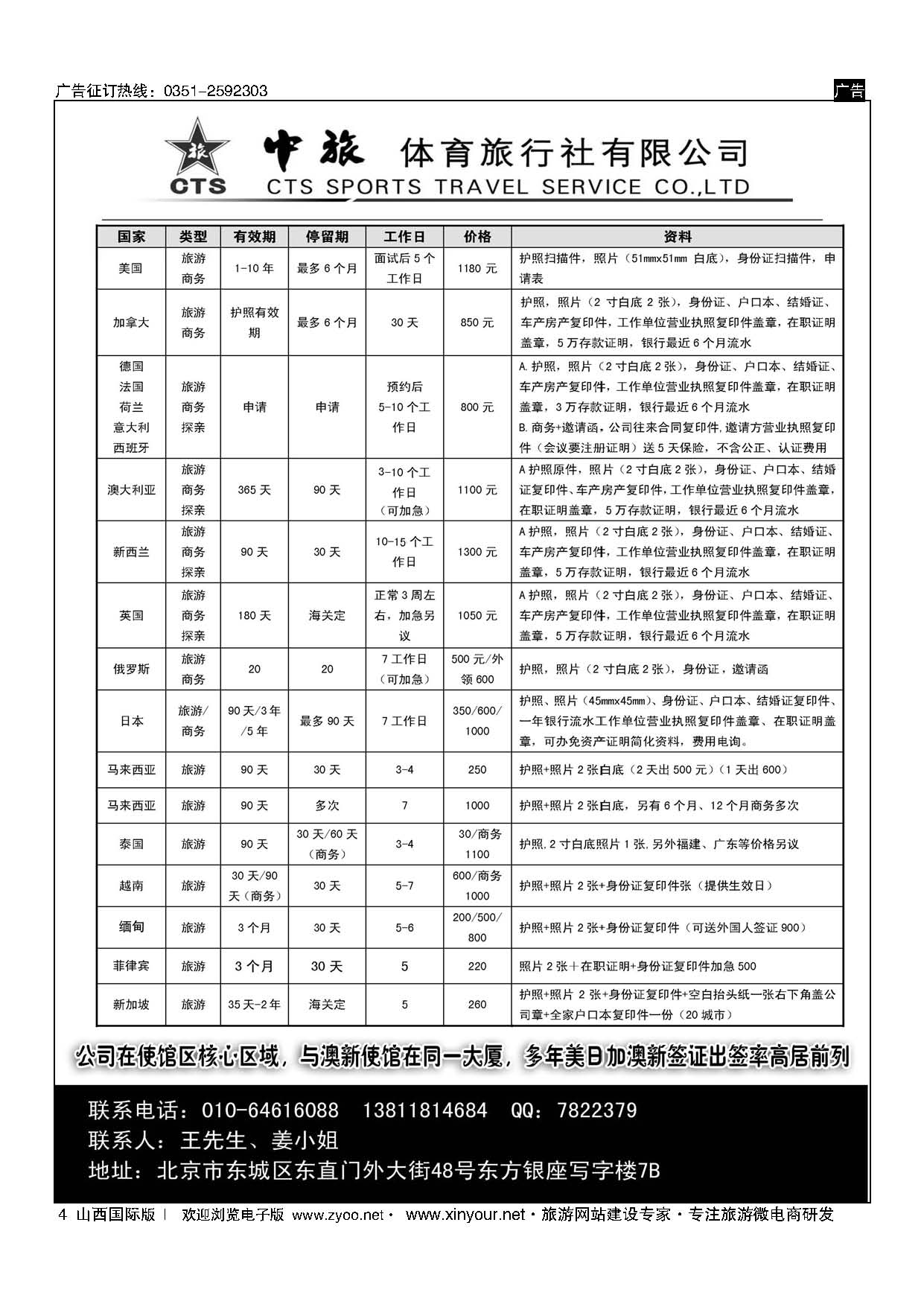 4 中旅体育旅行社有限公司 