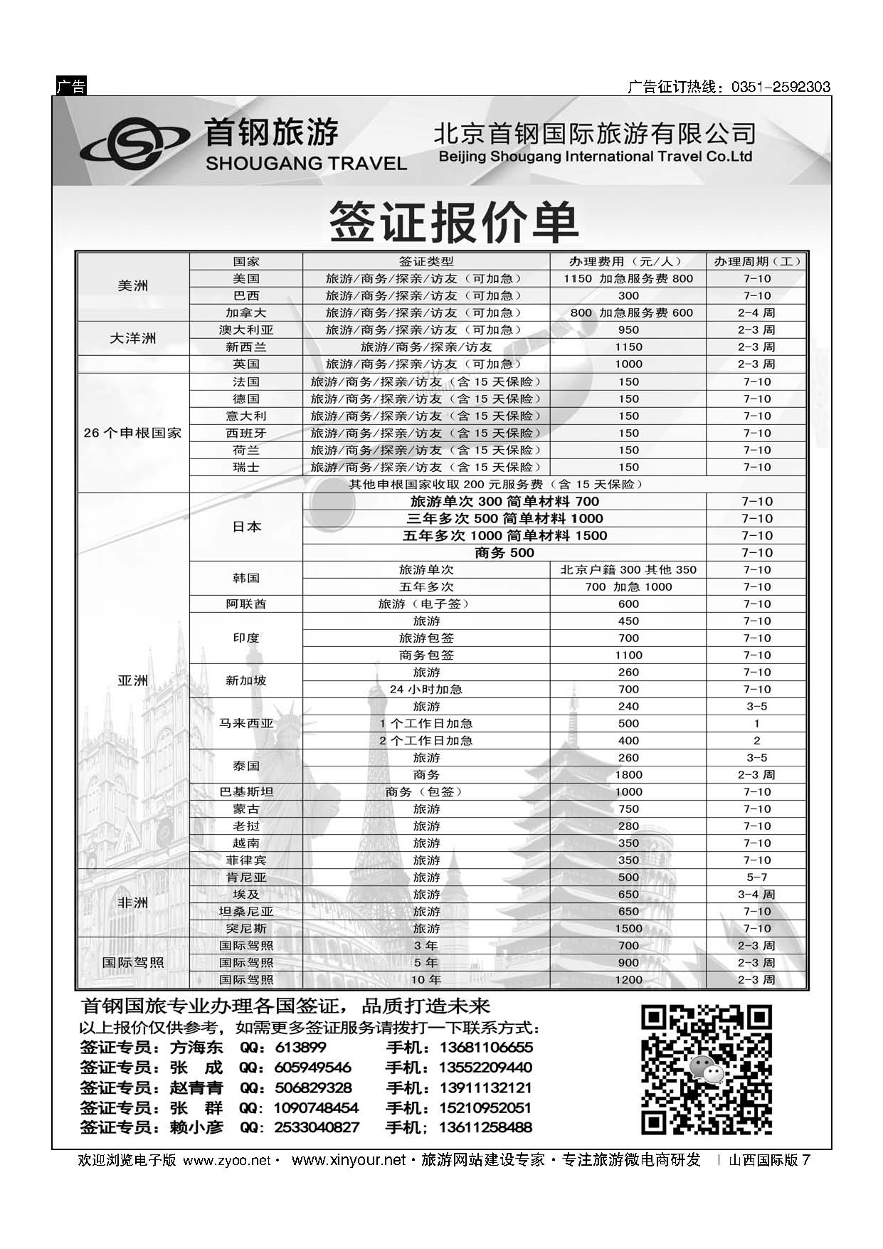 7 国旅签证中心 