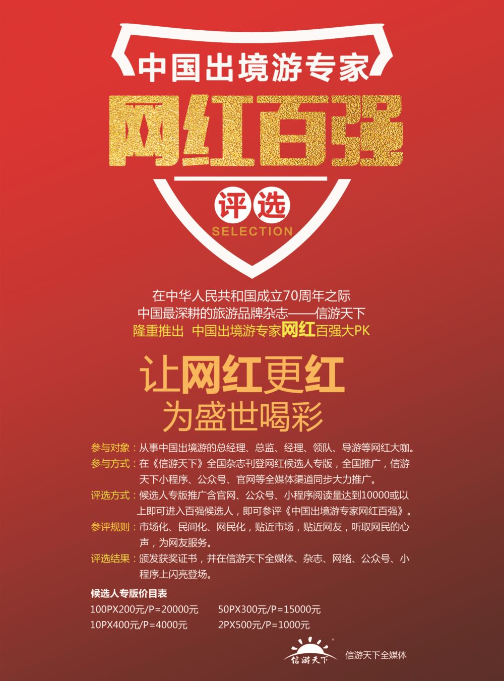 中国出境游专家网红百强评选1