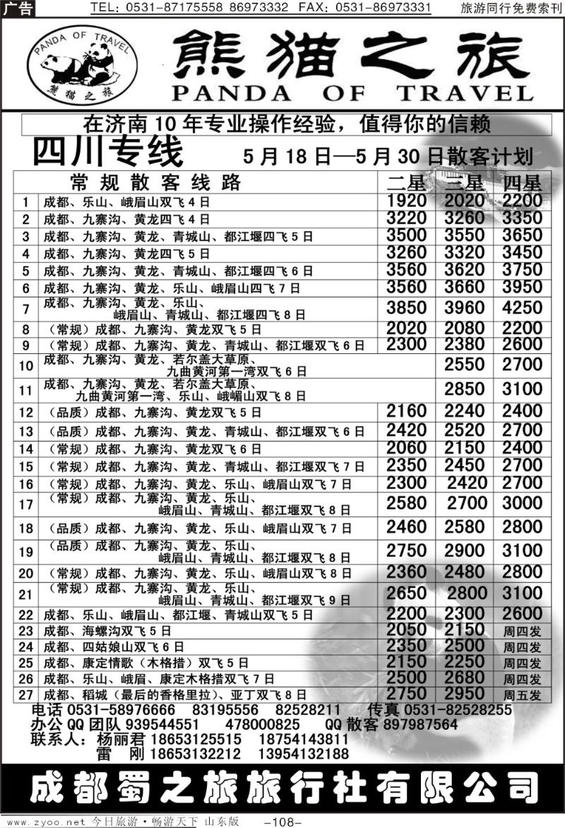 108p熊猫之旅