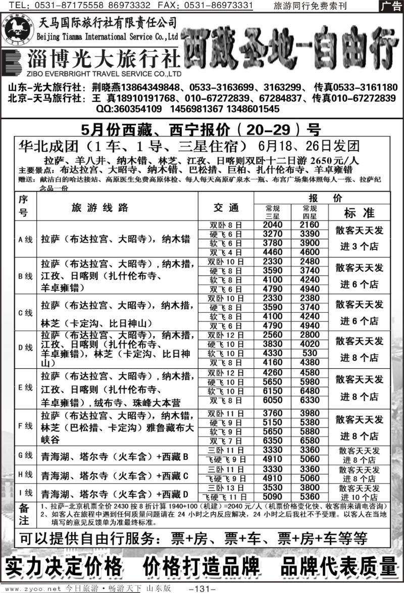 131p西藏圣地—自由行