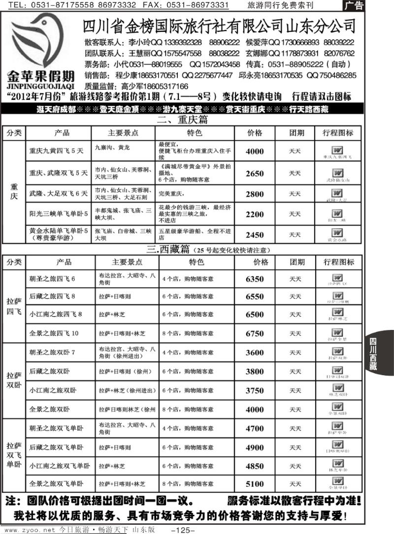 125p金苹果假期