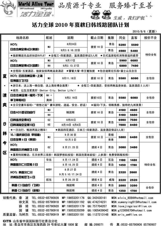BP38山东省国旅青岛分社—活力全球