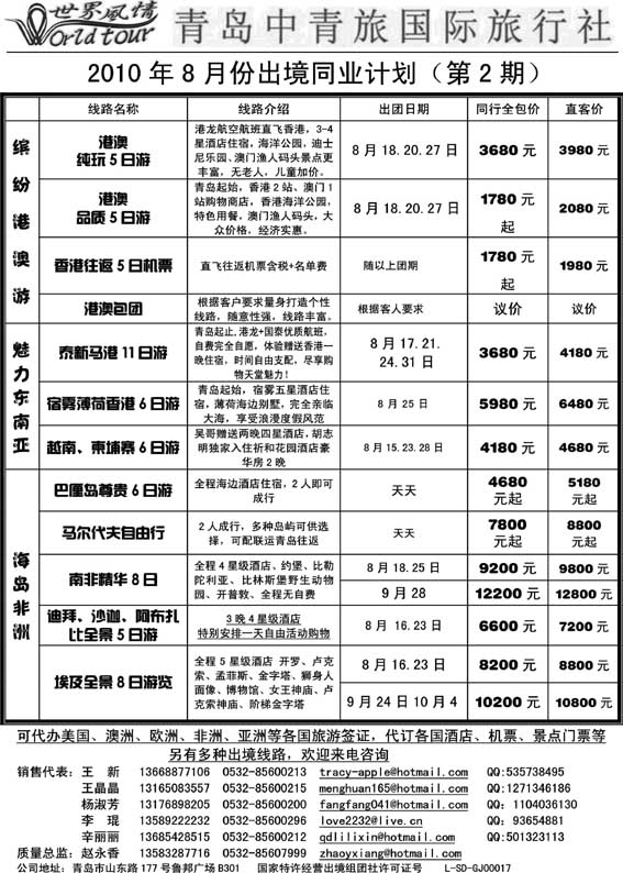 BP6世界风情
