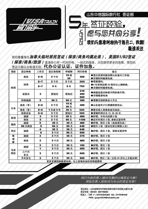 BP43 VISA TRINA-签证专线