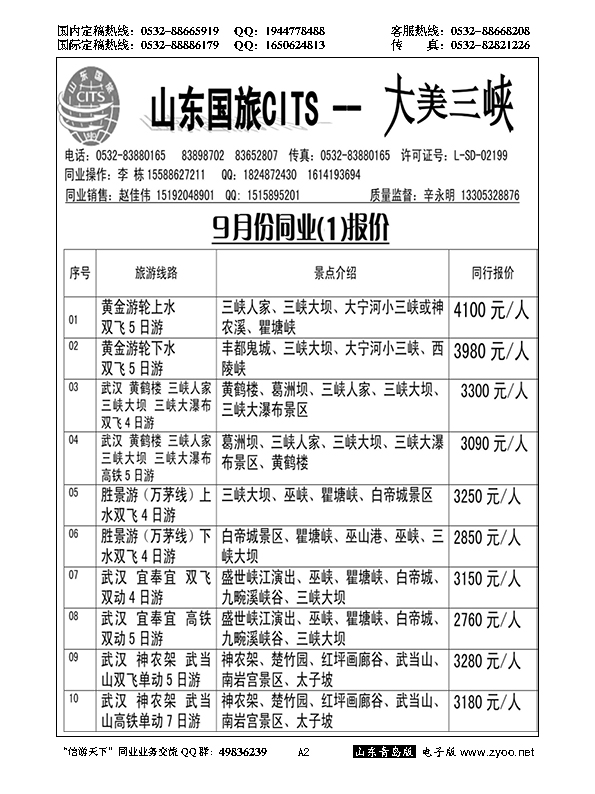 A黑002青岛中百国旅