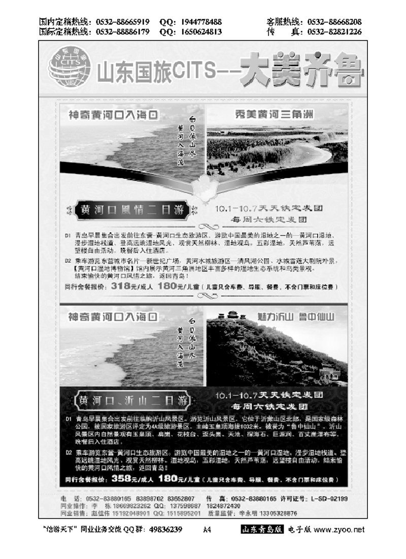 A黑004青岛国旅大美齐鲁