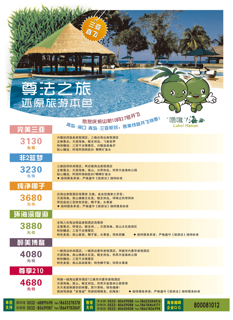 A彩004  海南椰辉