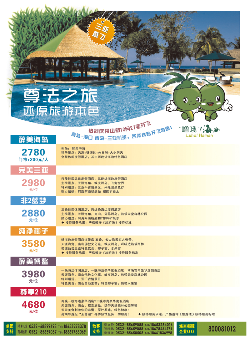 A彩004  海南椰辉