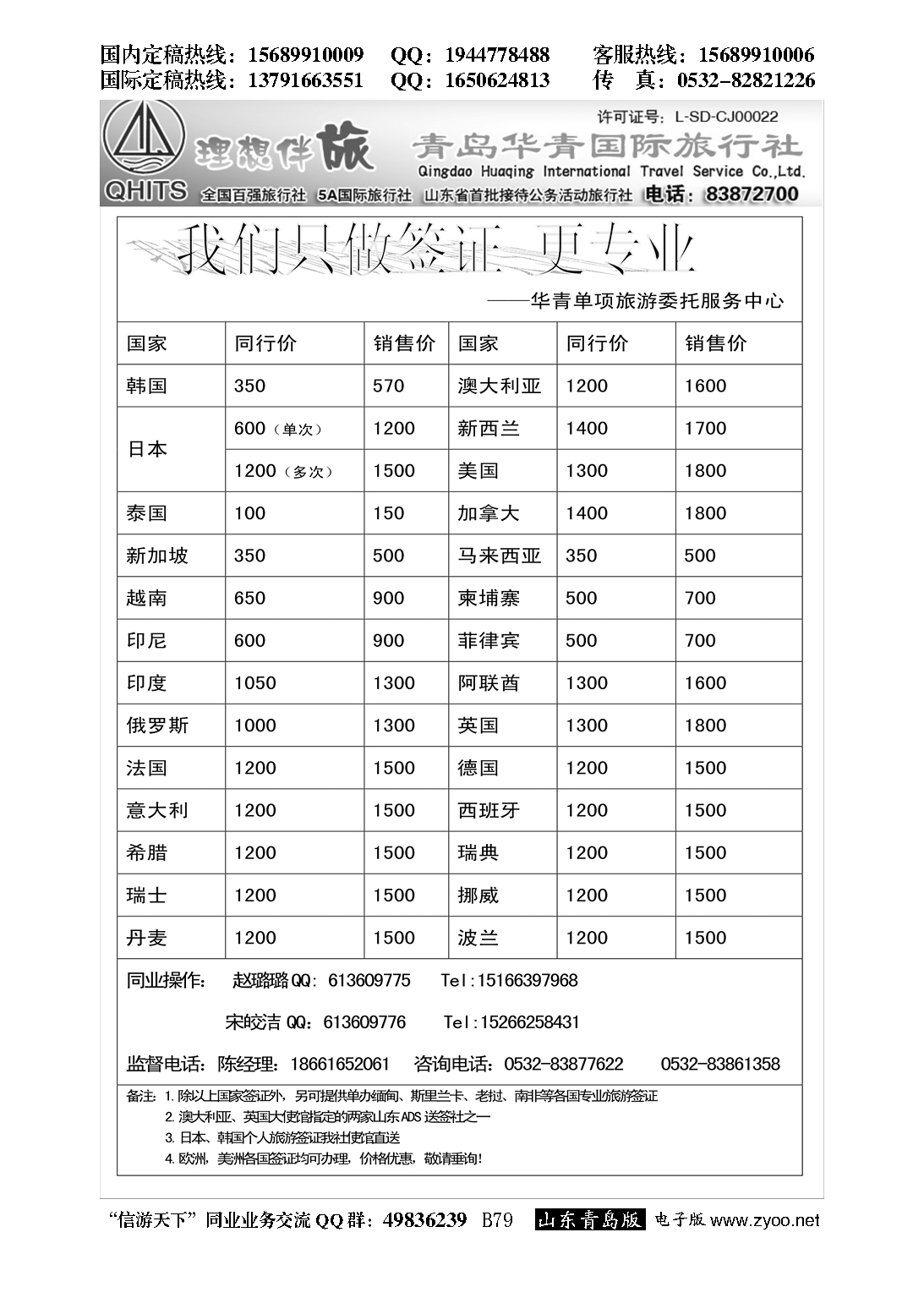 B黑079华青国旅