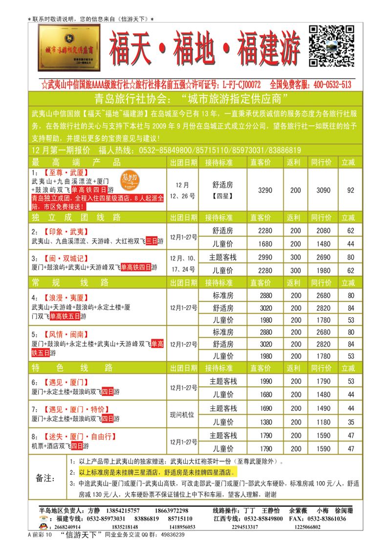 A彩011前彩十    福天福地福建游