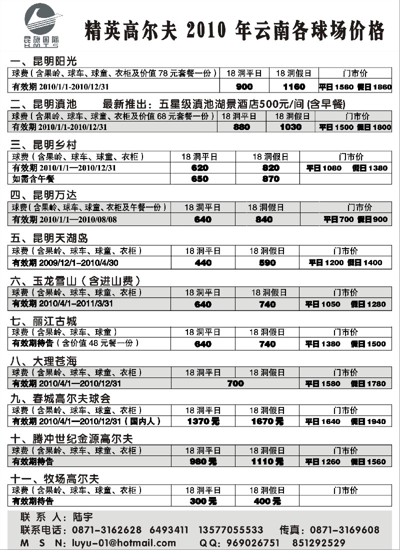 s131 昆旅国际：高尔夫1