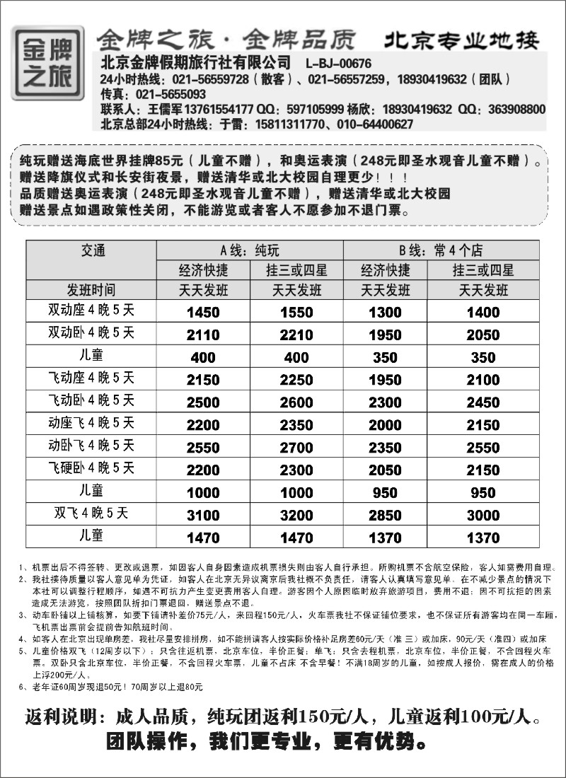 n88 北京金牌之旅