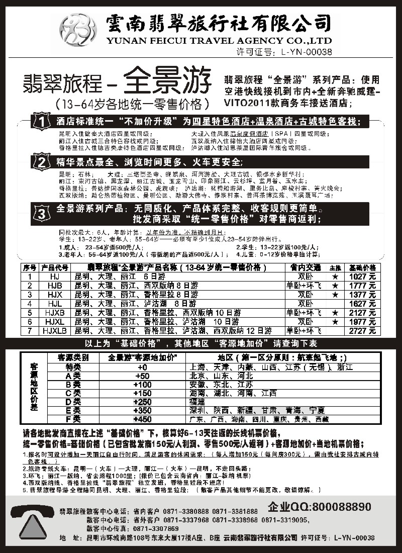 s120 3云南翡翠旅程—全景游