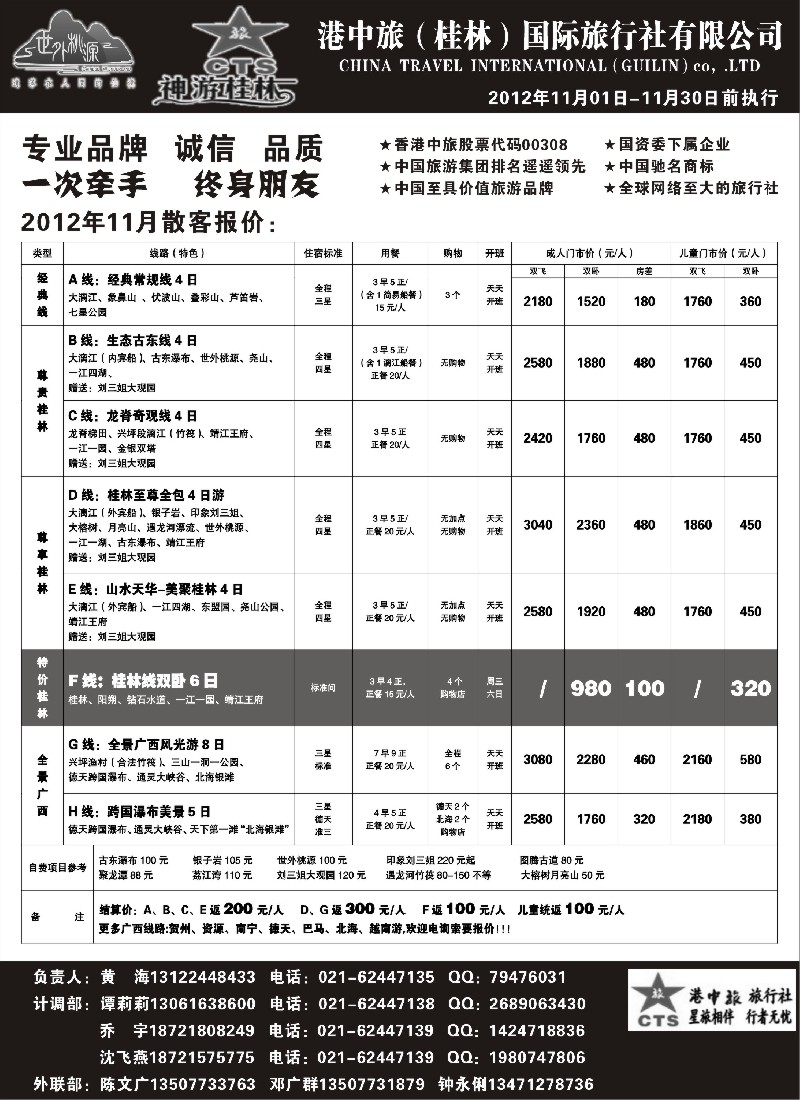 s63 桂林港中旅--谭莉莉